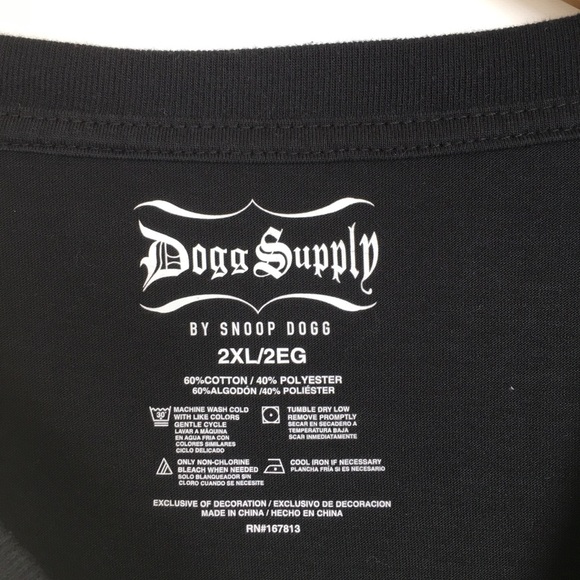 Dogg Supply by Snoop Dogg T-Shirt 3XL Unisex Black Graphic Music Concert Tee - Picture 10 of 13